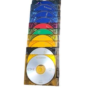 FUJIFILM CD-R Music 10 Slim Pack 80 Min*700MB Disc Recordable -OPEN/NOT SEALED